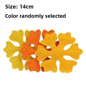 Wholesale Zenidoo Eco-Friendly Natural Loofah Small <b>Cat</b> <b>Toy</b> Christmas Snowflake Design Catnip Filled <b>Interactive</b> Chew <b>Toy</b> - Product Image 3
