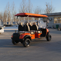 Voiturette de golf électrique 4 places personnalisée, homologuée DOT DOM, fiable, pour parcs touristiques, campus et clubs de tourisme