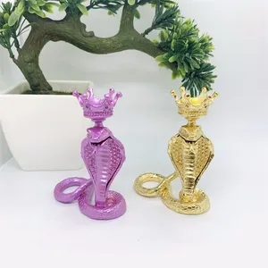 Wholesale Factory Price New Products Cobra Shape Metal Crafts Crystal Sphere Stand