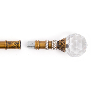 Bastón Transparente con Punta de Bola, Bastón, Cetro, Bastón Metálico Creativo <span class=keywords><strong>para</strong></span> <span class=keywords><strong>Caballero</strong></span>, Bastón Moderno y Elegante - Product Image 5