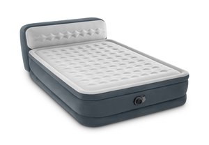 64448 ULTRA PLUSH Headboard Air <b>Mattress</b> with Build-in Pump Airbed <b>Foldable</b> Sleep Camping Inflatable Air <b>Mattresses</b> - Product Image 4