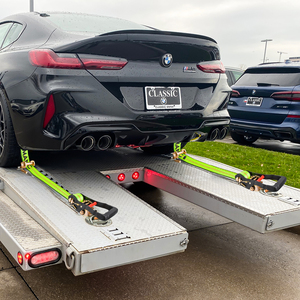 Bộ dây đeo Polyester nặng với móc thép. Để kéo/phục hồi an toàn. Gia cố khâu tải tối đa 16,200 lbs - Product Image 4