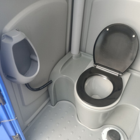 Toilettes chimiques portables préfabriquées en HDPE pour la construction, à vendre
