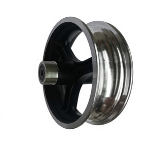 Roue de transmission à courroie de 10 pouces compatible avec les pneus intérieurs et extérieurs 10x2.50 - Product Image 4