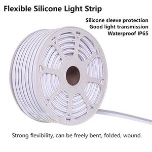 Gran oferta <span class=keywords><strong>220V</strong></span> 3000K 4000K 6000K Tiras De Neones Luces flexibles <span class=keywords><strong>LED</strong></span> <span class=keywords><strong>Neon</strong></span> Rubber Silicone Cuttable Flex D Type <span class=keywords><strong>LED</strong></span> Strip Light - Product Image 3