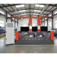 Nouvelle machine de profilage de pierre CNC à double tête Mingke 15kW 3000mm 12m Vitesse de traitement rapide Facile à utiliser Marbre Granit