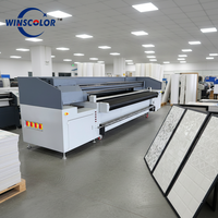 Imprimante UV hybride haute vitesse pour papier peint et carton, machine d'impression UV rouleau à rouleau, vente directe usine