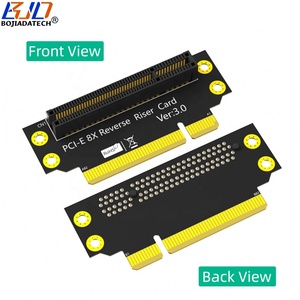 Ranura inversa <span class=keywords><strong>PCI</strong></span>-E 3,0 8X a tarjeta vertical adaptadora PCIe X8 para caja de servidor 2U Dirección de instalación hacia la <span class=keywords><strong>CPU</strong></span> en Stock - Product Image 3