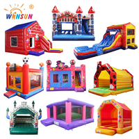 WINSUN usine de vente en gros Maison gonflable pour enfants avec toboggan Combo gonflable commercial Videur pour fête d'enfants