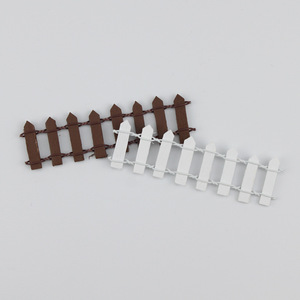 Wooden Fence Cake Decoration Ornament Rectangle Reusable Birthday Cake Toppers Scene Baking Decor Prop - Product Image 5