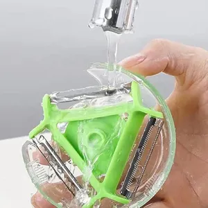 1Pc 3 In 1 Multifunctional Peeler <b>Vegetable</b> <b>Fruits</b> Peeler Shredded Peeling Artifact Kitchen <b>Tool</b> Accessories - Product Image 5