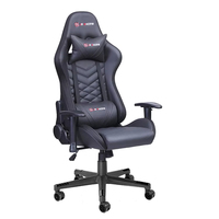 Chaise de jeu de course professionnelle haut de gamme moderne et ergonomique pivotante en cuir Sillas Gamer extensible 4D accoudoir Massage pour le sport