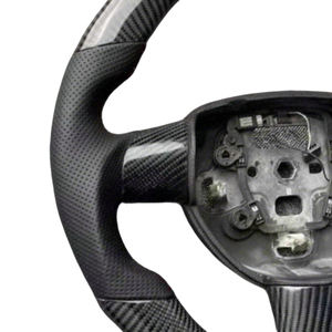 พวงมาลัยคาร์บอนไฟเบอร์แท้ สำหรับรถยนต์ <span class=keywords><strong>Ford</strong></span> <span class=keywords><strong>Focus</strong></span> MK2 Kuga <span class=keywords><strong>MK1</strong></span> ST <span class=keywords><strong>RS</strong></span> แต่งสไตล์รถแข่ง - Product Image 3