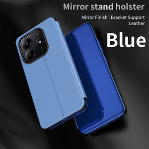 Funda Protectora de Cuero PU con Espejo y Protección en las Cuatro Esquinas para Xiaomi 15T/15T <span class=keywords><strong>Pro</strong></span>/Poco M5/M4 <span class=keywords><strong>Pro</strong></span>/M6 <span class=keywords><strong>Pro</strong></span>/X7 <span class=keywords><strong>Pro</strong></span> - Product Image 2