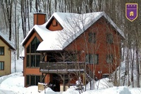 Station familiale, lodge de montagne, cabane ligneuse, cabane pour vacances