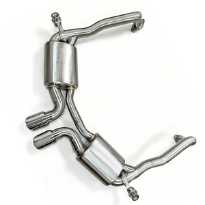 Sistema de Escape Catback con Válvula SS304 para <span class=keywords><strong>Porsche</strong></span> Boxster <span class=keywords><strong>Cayman</strong></span> 987 3.4L <span class=keywords><strong>2008</strong></span>-2012, Silenciador de Alto Rendimiento de Acero Inoxidable - Product Image 1