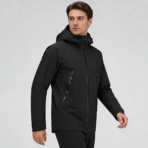 Giacca Antivento Impermeabile in Nylon Elastico Leggero di Alta Qualità Personalizzata OEM per Arrampicata ed Escursionismo con Cappuccio Regolabile - Product Image 5