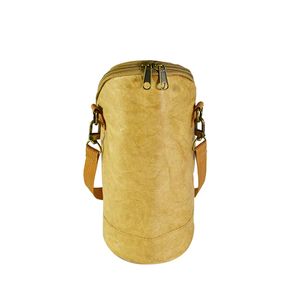 Bolsa Enfriadora de Vino de Corcho para Dos Botellas, Aislamiento Premium, Bolsas Cruzadas de Tyvek para Botellas, Funda para Vaso, Bolsa de Almuerzo de Corcho para Vino - Product Image 3