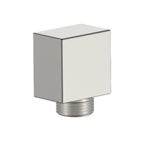 Vente en gros Coude pour pommeau de douche Raccord mural chromé pour salle de bain Raccord carré pour tuyau de douche