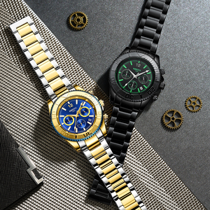 Nuevo Reloj NIBOSI 2517 <span class=keywords><strong>de</strong></span> <span class=keywords><strong>2022</strong></span>, Personalizable con Logotipo, Reloj Cronógrafo <span class=keywords><strong>de</strong></span> Lujo para Hombre con Seis Pines - Product Image 4