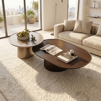 Table basse en bois de style européen moderne OKi CT150 pour salon, meubles de maison