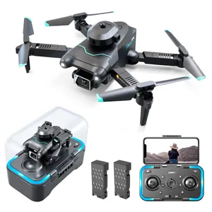 Mini Drone Fold Bags Foldable Drone Portable 10 Minutes Flight Time 4K Dual Camera Light Remote Control Drone Plastic 100 2.4G