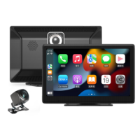Pabrik OEM Logo Kustom Layar Pintar 9 Inci Wireless CarPlay Android Auto 4K Kamera Depan 1080P Kamera Belakang Lensa Ganda Produsen Dash Cam