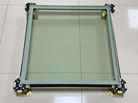 Plancher d'accès surélevé en verre transparent Majet 600x600mm pour scène de piste de danse