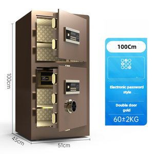Chất Lượng Cao H100Cm Tất Cả Các Thép Đôi Cửa Sinh Trắc Học Mật Khẩu An Toàn Chống Trộm Hộp Lưu Trữ Cho Nhà Thương Mại Văn Phòng Hoặc Hầm - Product Image 4