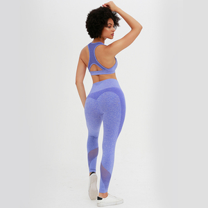 Leggings de <span class=keywords><strong>yoga</strong></span> complets pour femmes, LOGO personnalisé, sans couture, poches, ensembles de fitness, vidéos, collection 2021 - Product Image 6