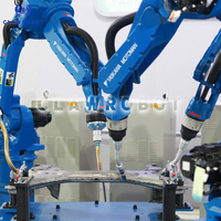 Robot industriel CLAWROBOT Yaskawa Motoman MH50 50 kg à 6 axes, portée verticale de 3578 mm, boîte de vitesses 220 V/380 V 5 kW/4 kW, montage au sol/inversé