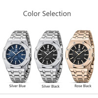 Reloj de Cuarzo para Hombre BENYAR 5156 de Moda, Multifuncional, Resistente al Agua, Automático, Luminoso, con Cronógrafo, Relogio Masculino