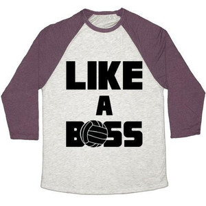 Camiseta de béisbol unisex Tri-Blend de Like a Boss - Product Image 3
