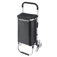 Offres Spéciales personnalisé Portable escalier grimpeur Six roues main chariot chariot Portable pliant bagages sac à main chariot chariot