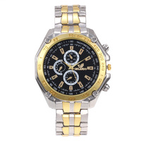 Montre ORLANDO pour homme, style européen et américain, grand cadran, trois aiguilles, bracelet en acier, montre sport en alliage à quartz