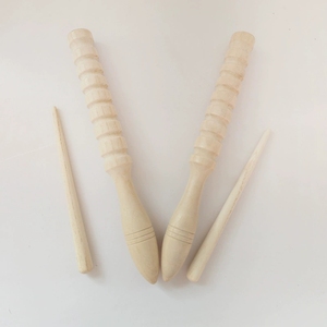Raspador de madera maciza al por mayor, palo de ritmo de madera para educación temprana en jardín de infantes - Product Image 4