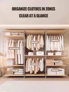 הנמכר ביותר-מכירת בגדים הבציר להתאמה אישית תצוגה מתלה ארון ריהוט מסגרת מתכת עץ ארון בגדים לעמוד אמבטיה - Product Image 2