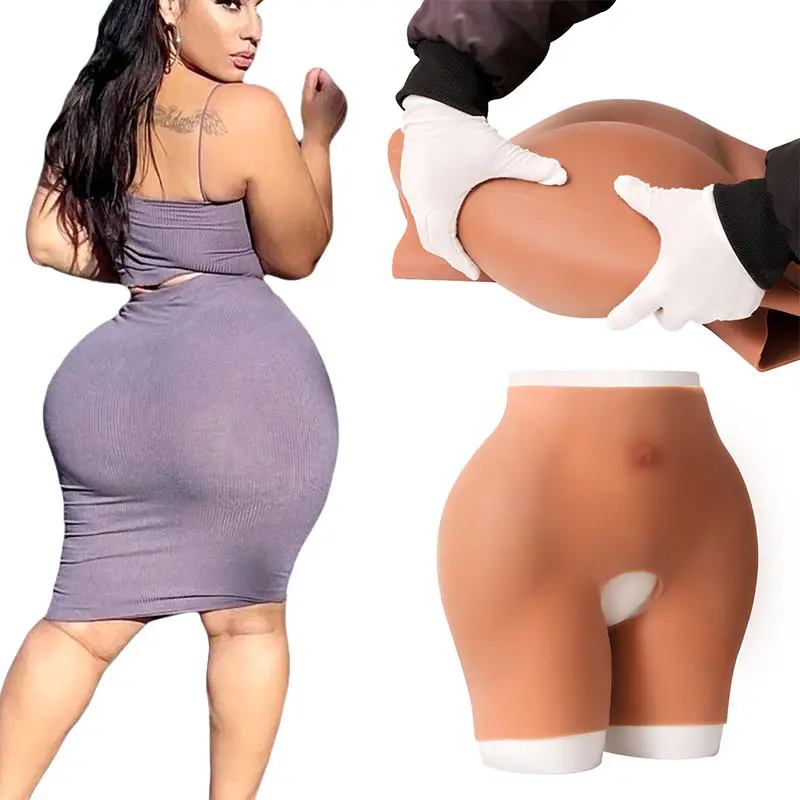 Bumbum de silicone para mulheres, calcinha sexy de silicone para aumentar as nádegas, bunda e quadril, plus size, legging para mulheres