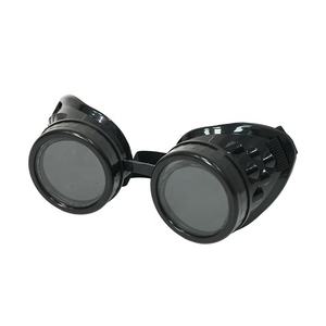 Lunettes de sécurité de travail bon marché populaires lunettes de soudage avec lentille noire foncée et montures lunettes de soudage rondes en ABS - Product Image 1