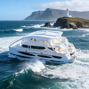 Maison flottante de luxe confortable, yacht de luxe, bateau de luxe pour les voyages - Product Image 3