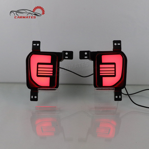 Carmates ไฟเบรค LED DRL ไฟท้ายรถไฟกันชนพร้อมสัญญาณไฟเลี้ยวสำหรับ <span class=keywords><strong>Ford</strong></span> <span class=keywords><strong>Everest</strong></span> <span class=keywords><strong>2022</strong></span> 2023 - Product Image 3