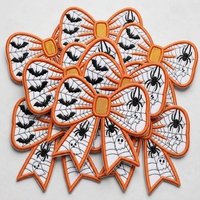 Nouvel Arrivage – Écussons Brodés Personnalisés Mignons pour Halloween, à Thermocoller, pour Vêtements