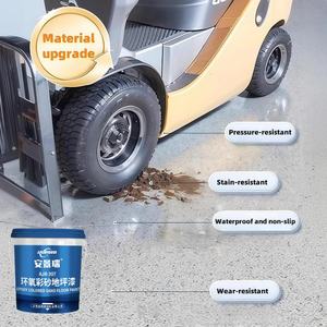 Material de construcción duradero de alto brillo, <span class=keywords><strong>pintura</strong></span> impermeable de secado rápido, <span class=keywords><strong>pintura</strong></span> de suelo de arena de color epoxi para baño, terraza de fábrica - Product Image 5