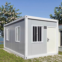 Maison conteneur mobile modulaire préfabriquée, villa hôtel solaire, panneau sandwich en acier respirant, rectangulaire, moderne, standard