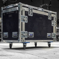 Équipement audio professionnel Haut-parleur Active Line Array Flight Case Étanche avec roue
