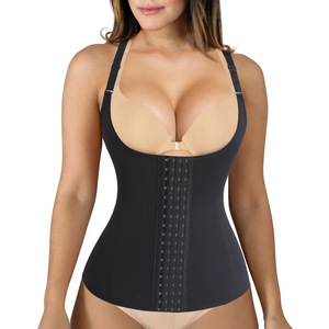 Tops moldeadores de cuerpo de gran tamaño para <span class=keywords><strong>mujer</strong></span>, camisola de ajuste de cintura con control de barriga para moldeadores de <span class=keywords><strong>Amazon</strong></span> - Product Image 1