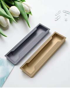 Modern Minimalist Concealed Flush Mount Grooved Handles for Wardrobes Drawers Cabinets and Shoe Cabinets - Product Image 5