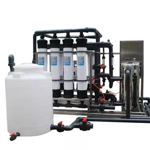 Máquina de filtro de agua alcalina Industrial 2TPH UF Filtro Toda la casa Guangzhou Membrana purificadora de agua