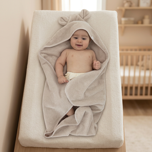 Serviette à capuche 100% coton turc, poncho de bain personnalisable pour enfants, serviette en coton pour nouveau-né, serviette de haute qualité à motifs de dessins animés - Product Image 3