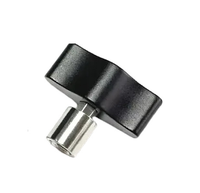OEM Factory-Customized 1/4-20 M4 M5 M6 Adjustable Angle Aluminum Alloy Slotted Knob Tightening Handle Locking Screw Fasteners